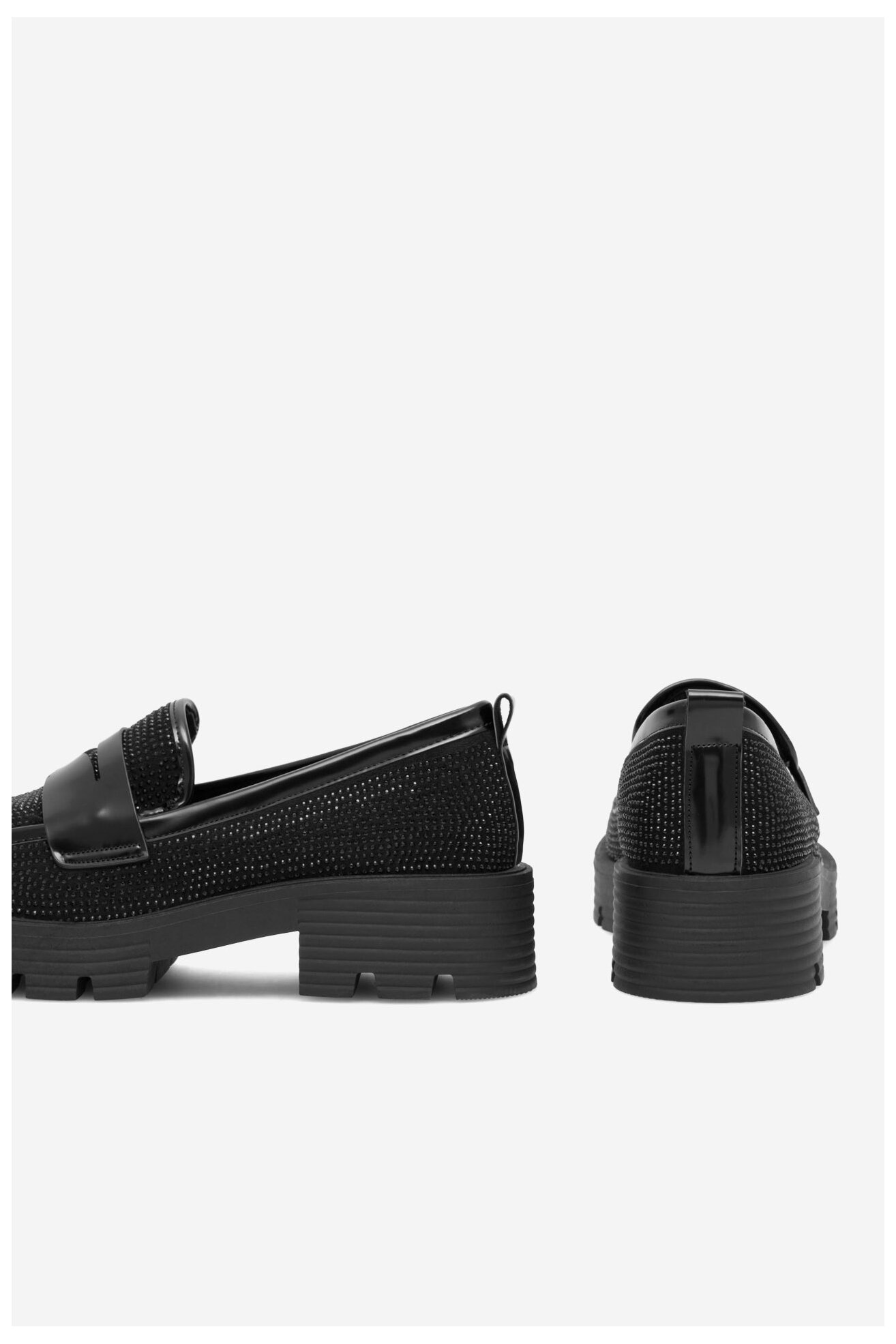 Mokaszin Jenny Fairy BLING WS6119-15 FEKETE