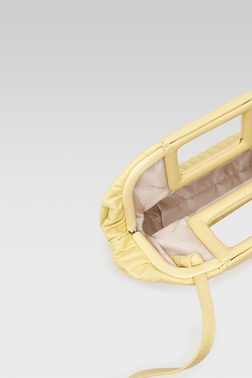 
                Gino Rossi - Torebka skórzana żółta - 5904248833060