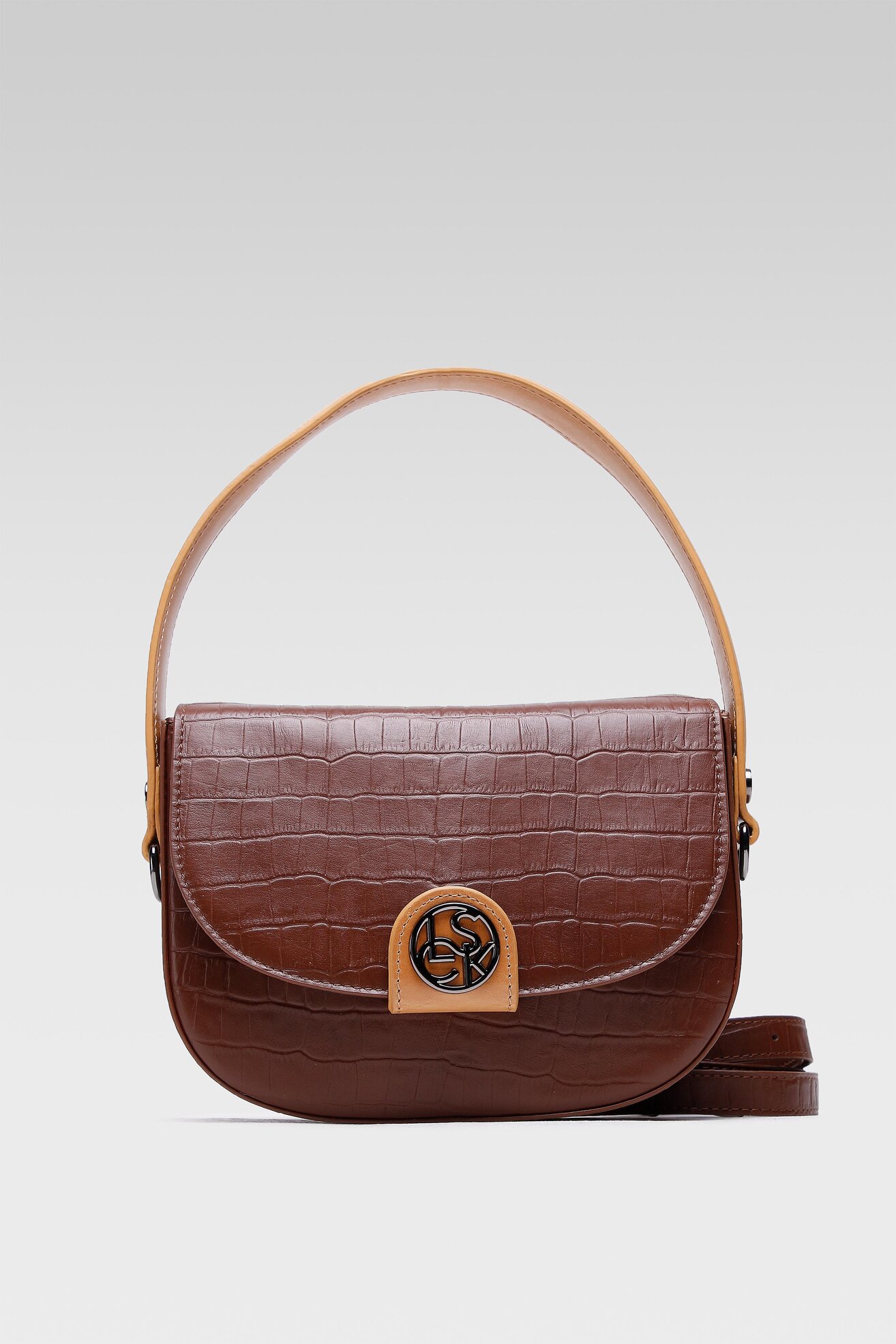 Дамска чанта Lasocki BRT-698 КАФЯВ