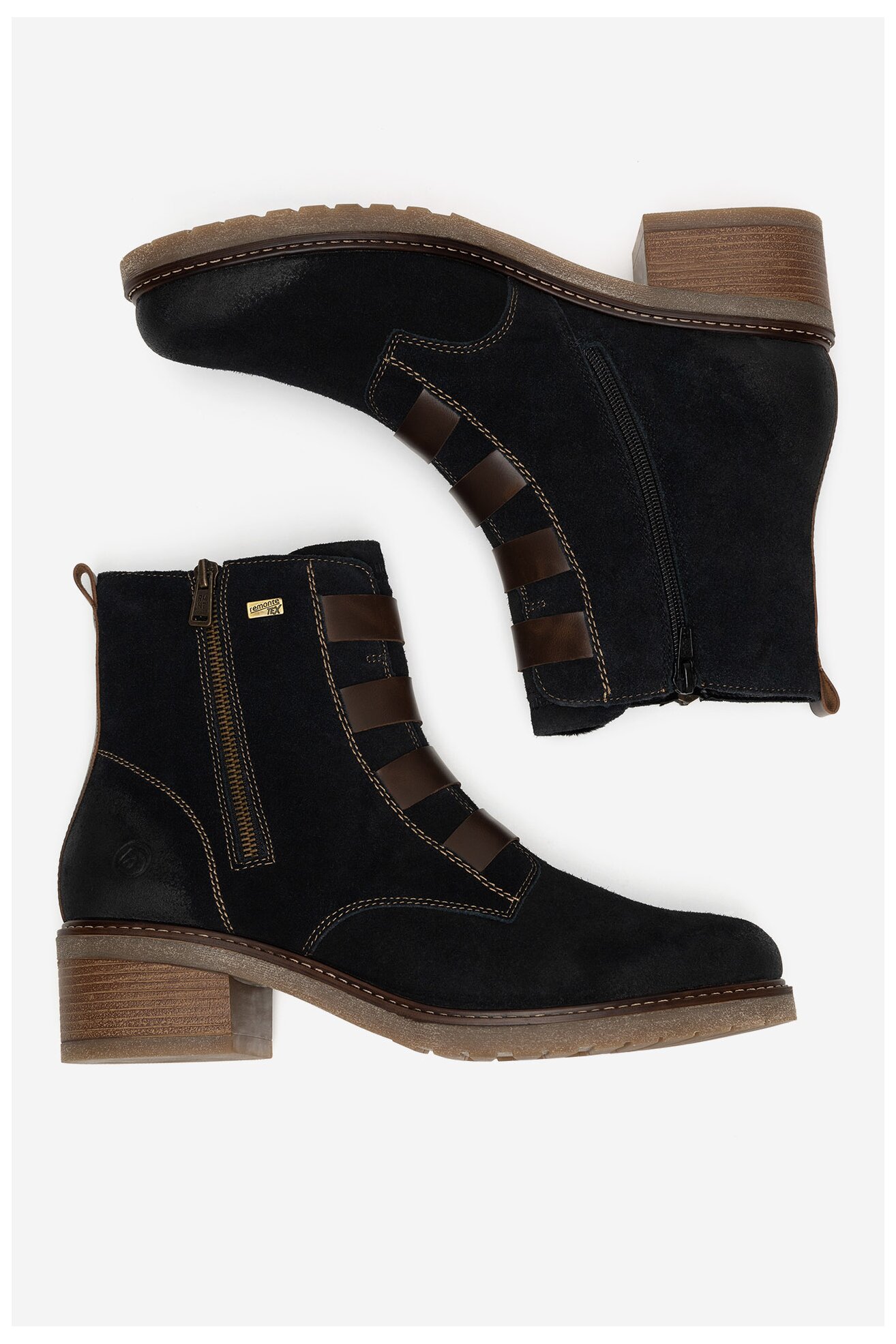 Bocanci Remonte D1A76-03 NEGRU