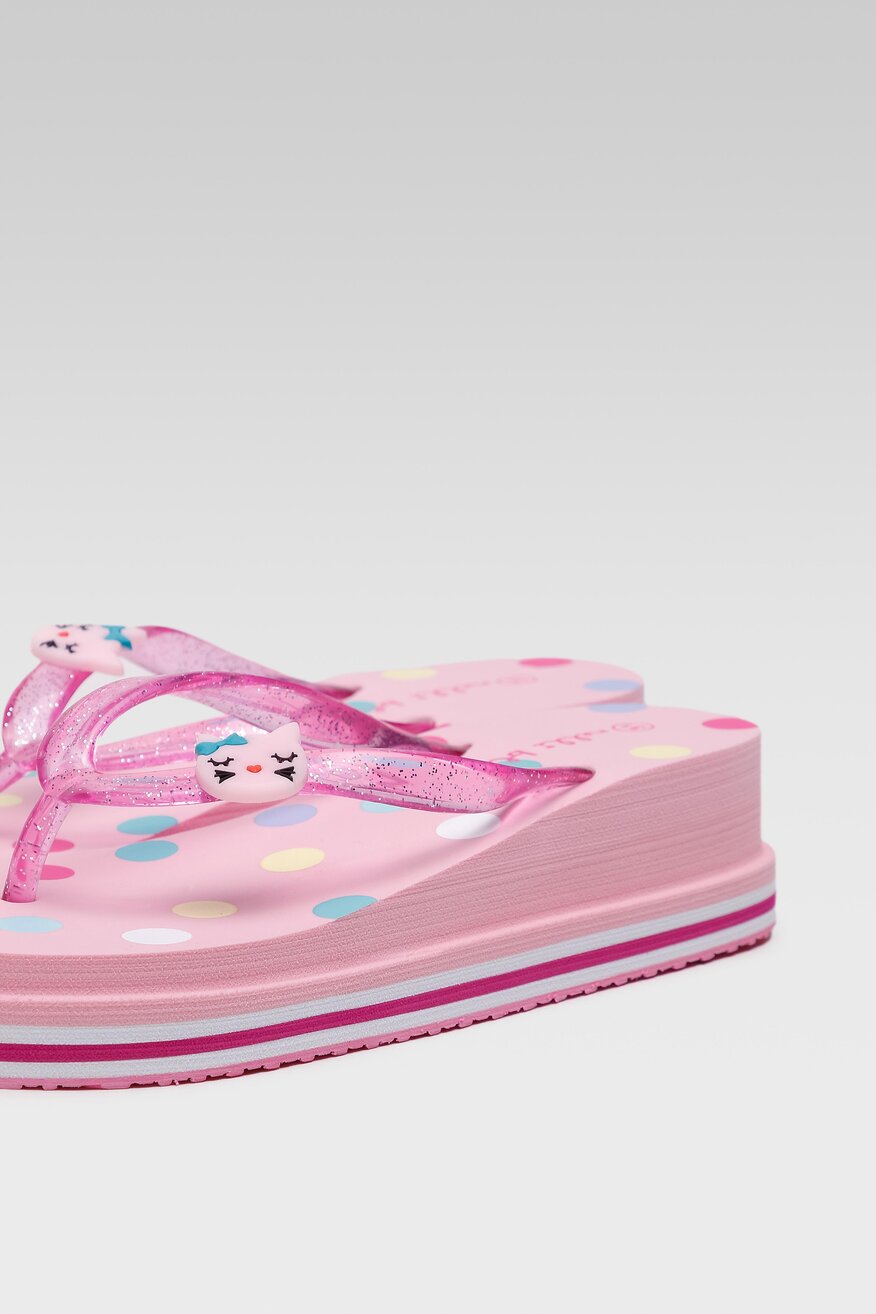 
                Nelli Blu - Klapki basenowe pastelowe różowe - 5904248275297