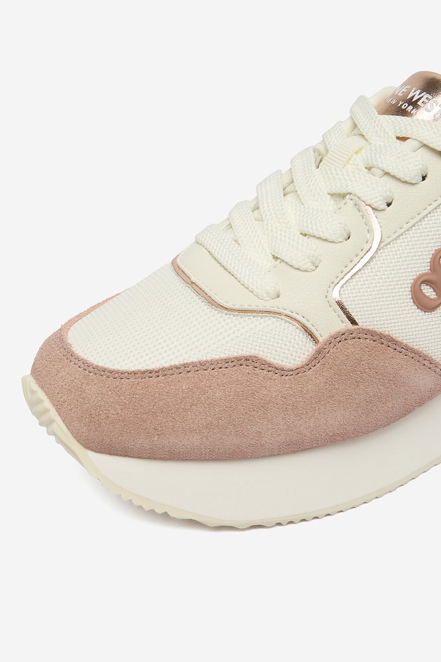 
                NINE WEST - Sneakersy skórzane - 5906751871294