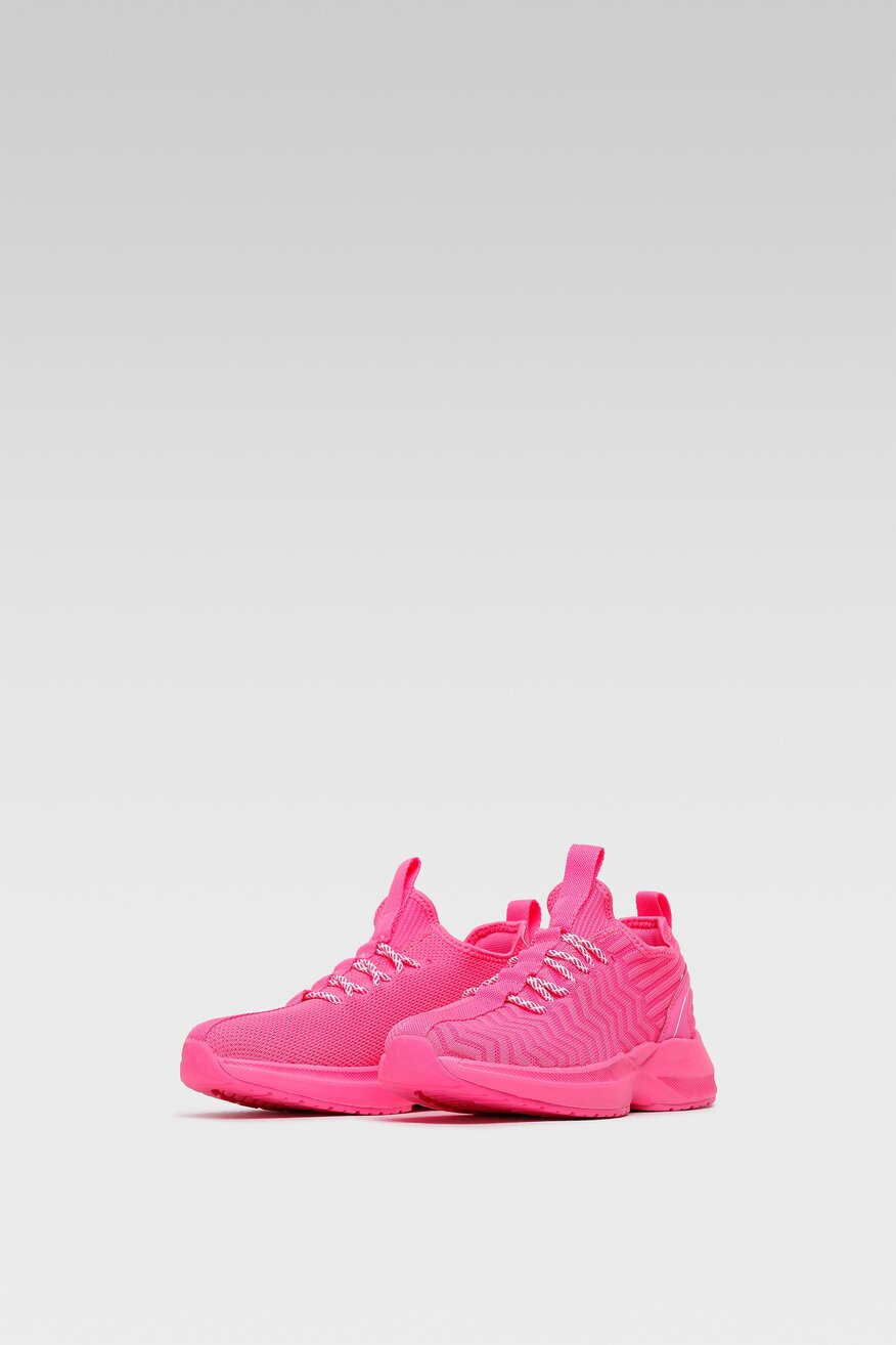 
                Sprandi - Obuwie sportowe neonowe różowe - 5904248042547