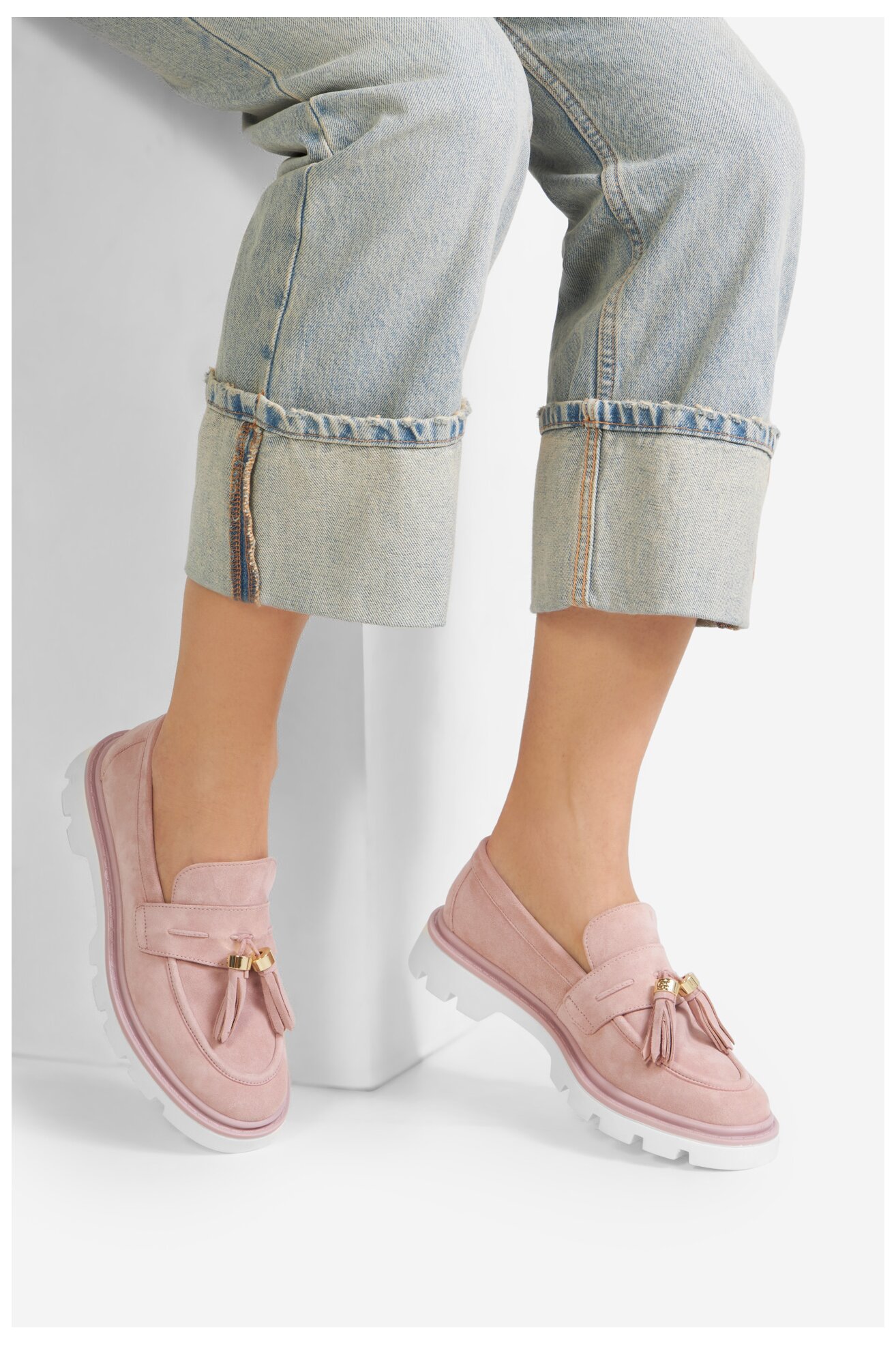 Mocasini Gino Rossi SIMON-115856. ROZ DESCHIS