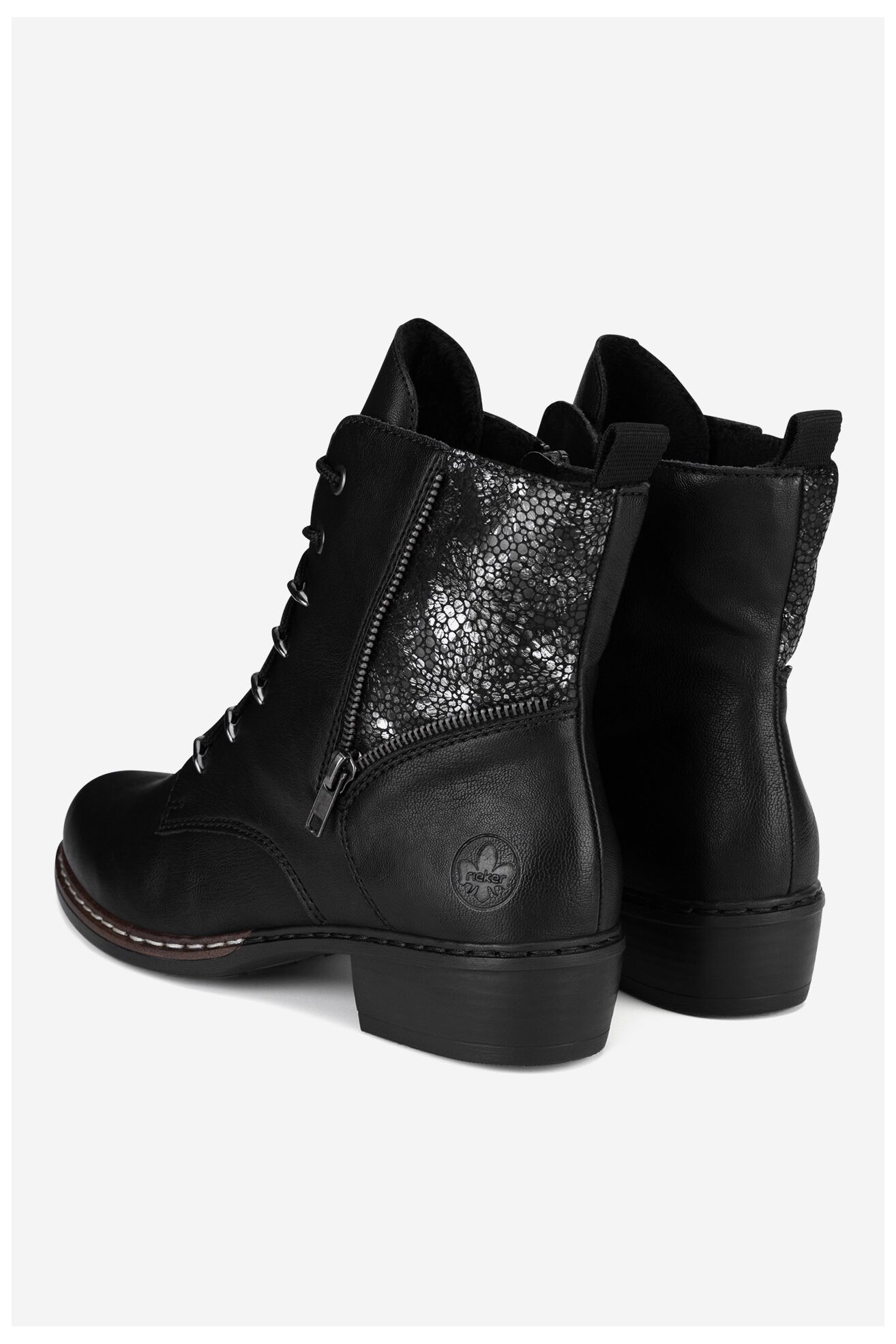 Csizma Rieker Y0800-00 FEKETE
