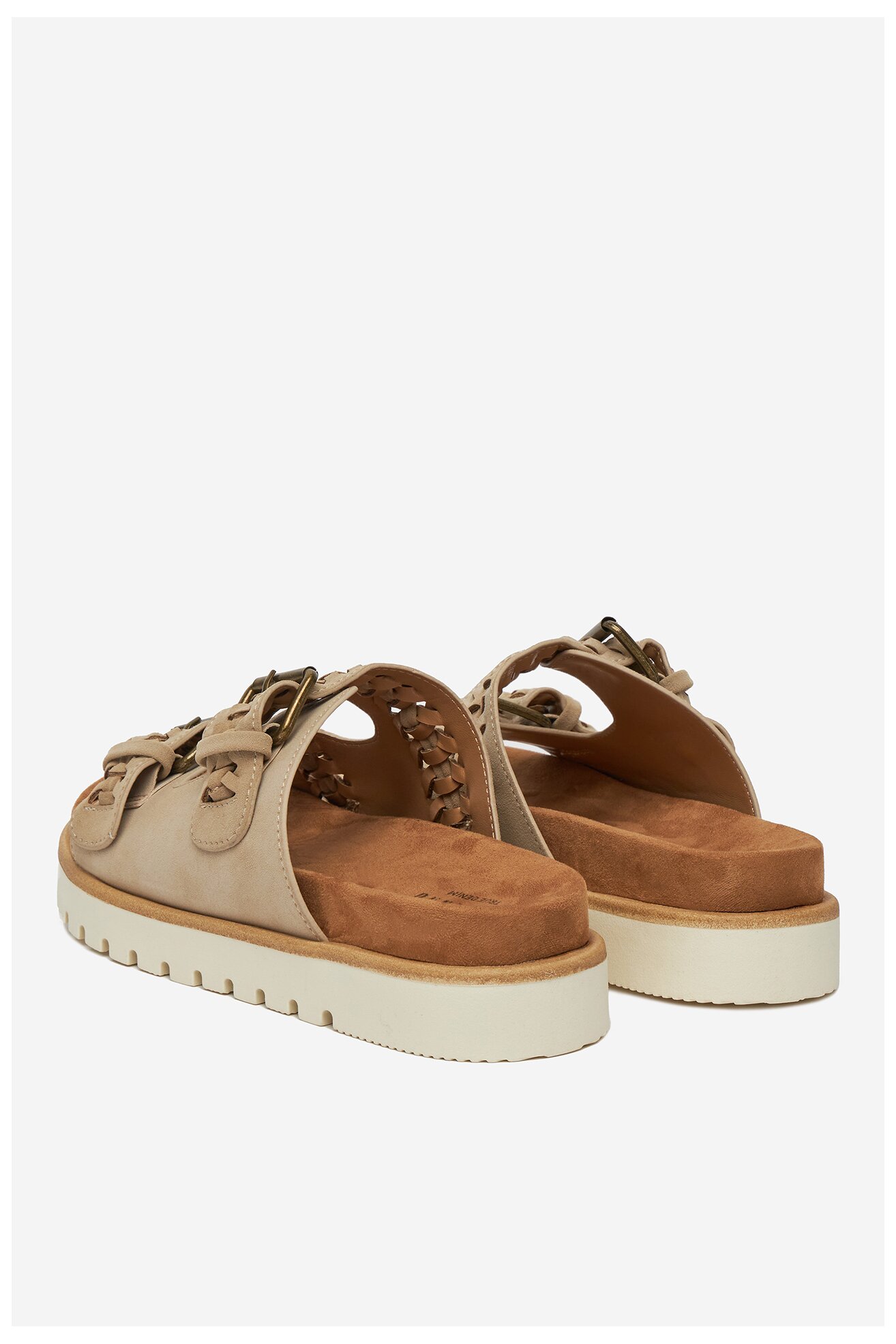 Klapki Mustang 1461-711 Beżowy