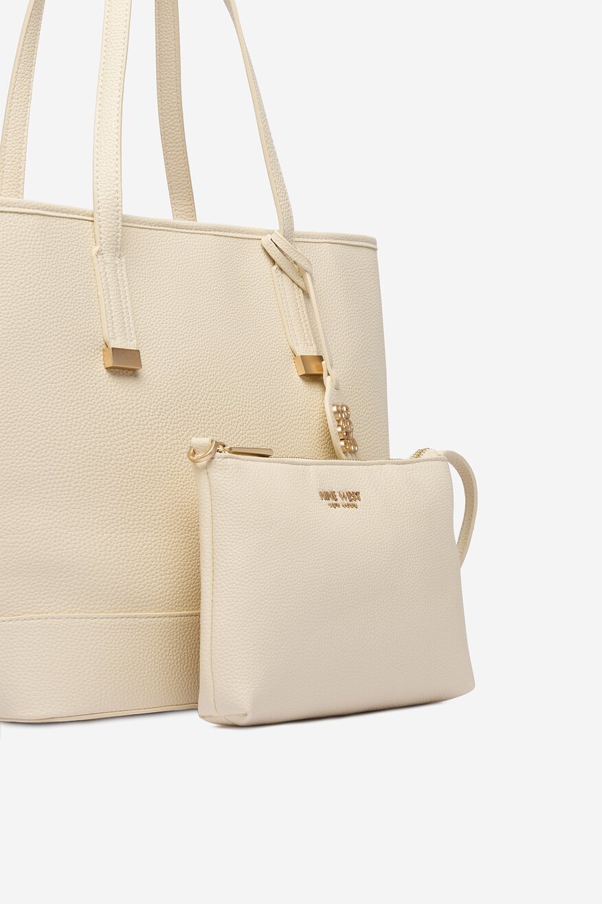 
                Дамска чанта NINE WEST СЛОНОВА КОСТ - 5906751543962