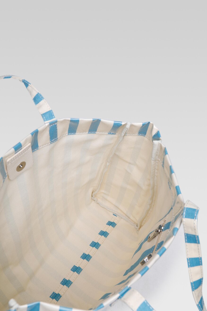 
                Jenny Fairy - Torebka plażowa z printem niebieska - 5904248668273