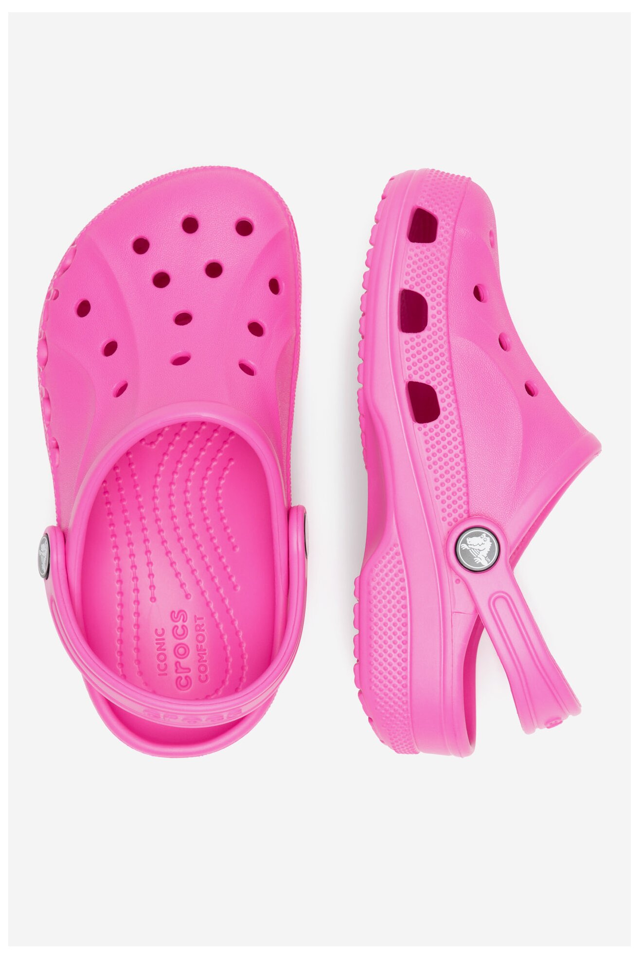 Klapki basenowe Crocs BAYA CLOG K 207013-6QQ Różowy