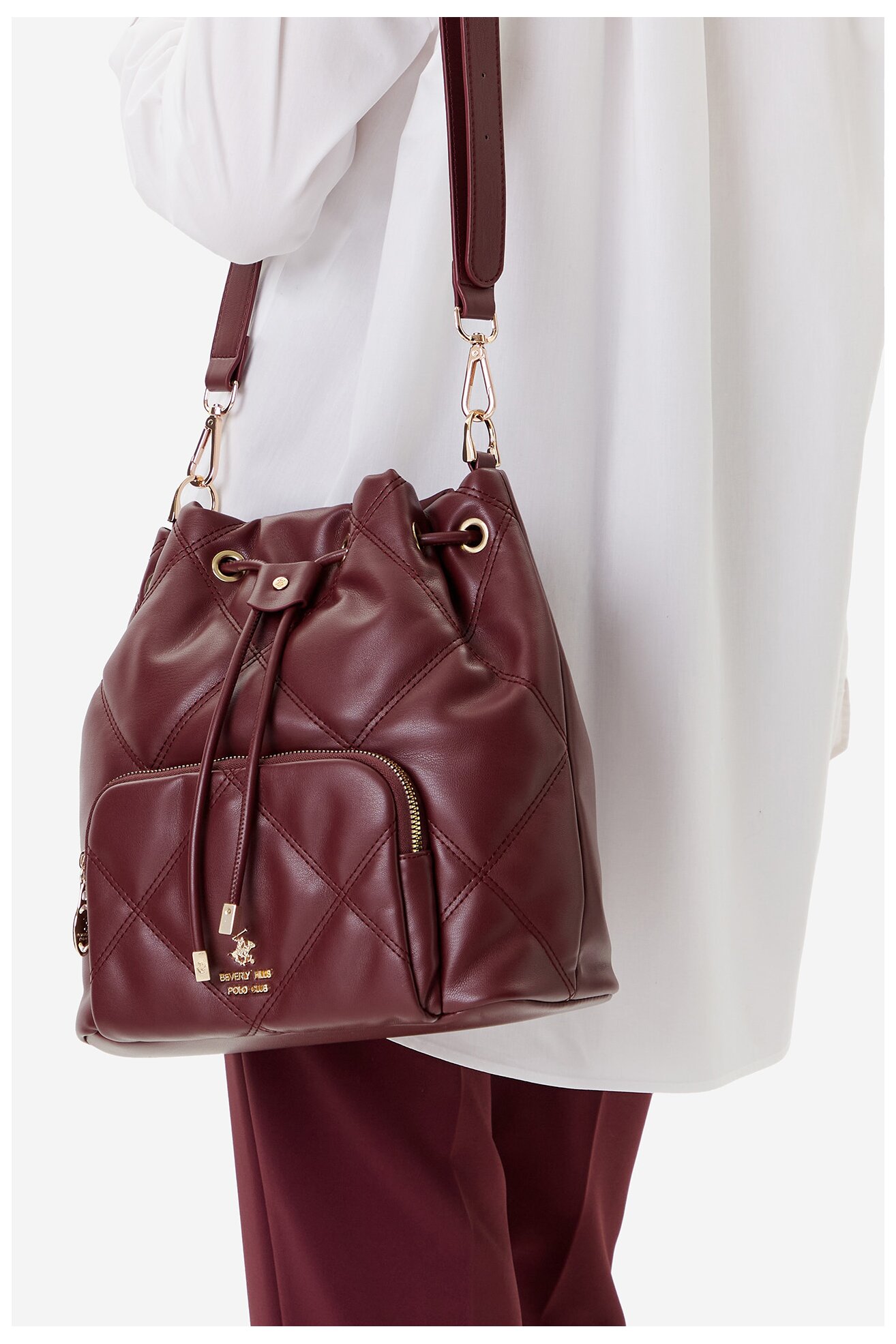Torba Beverly Hills Polo Club CEO-BHPC-C-011-08 BORDO