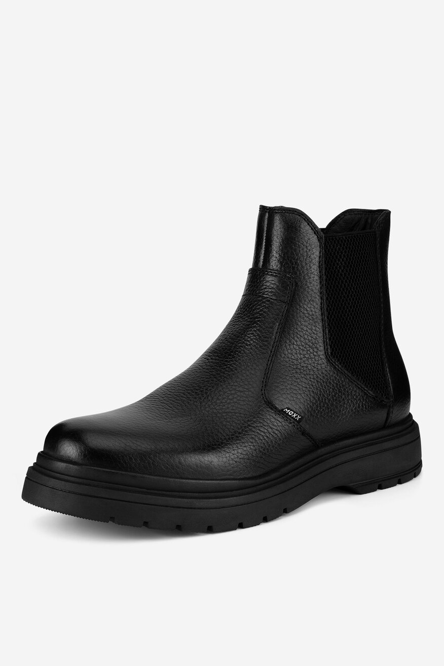 
                Mexx - Botki skórzane ocieplane - 5903419561658