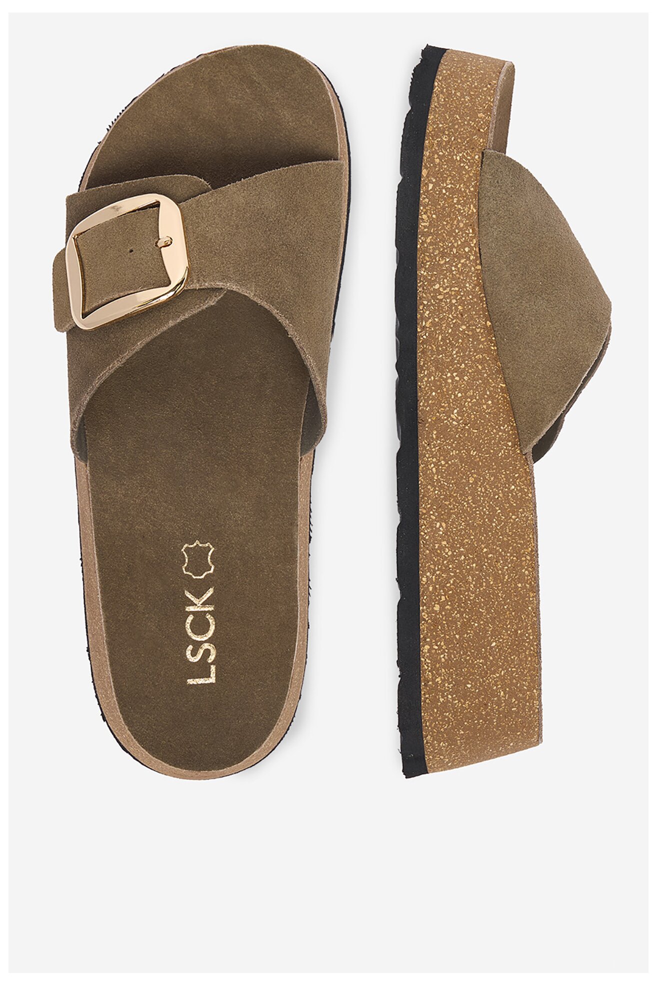 Klapki Lasocki CEO-W24Q19601-01 Khaki