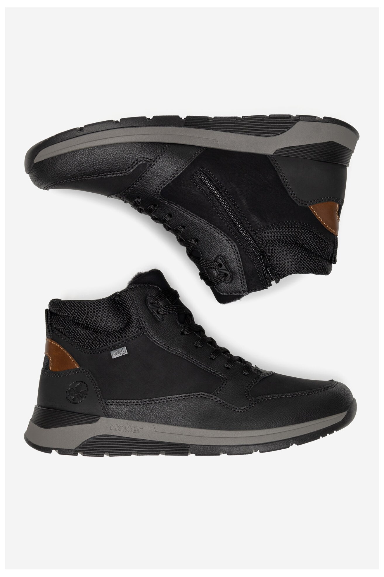 Bocanci Rieker 39602-00 NEGRU