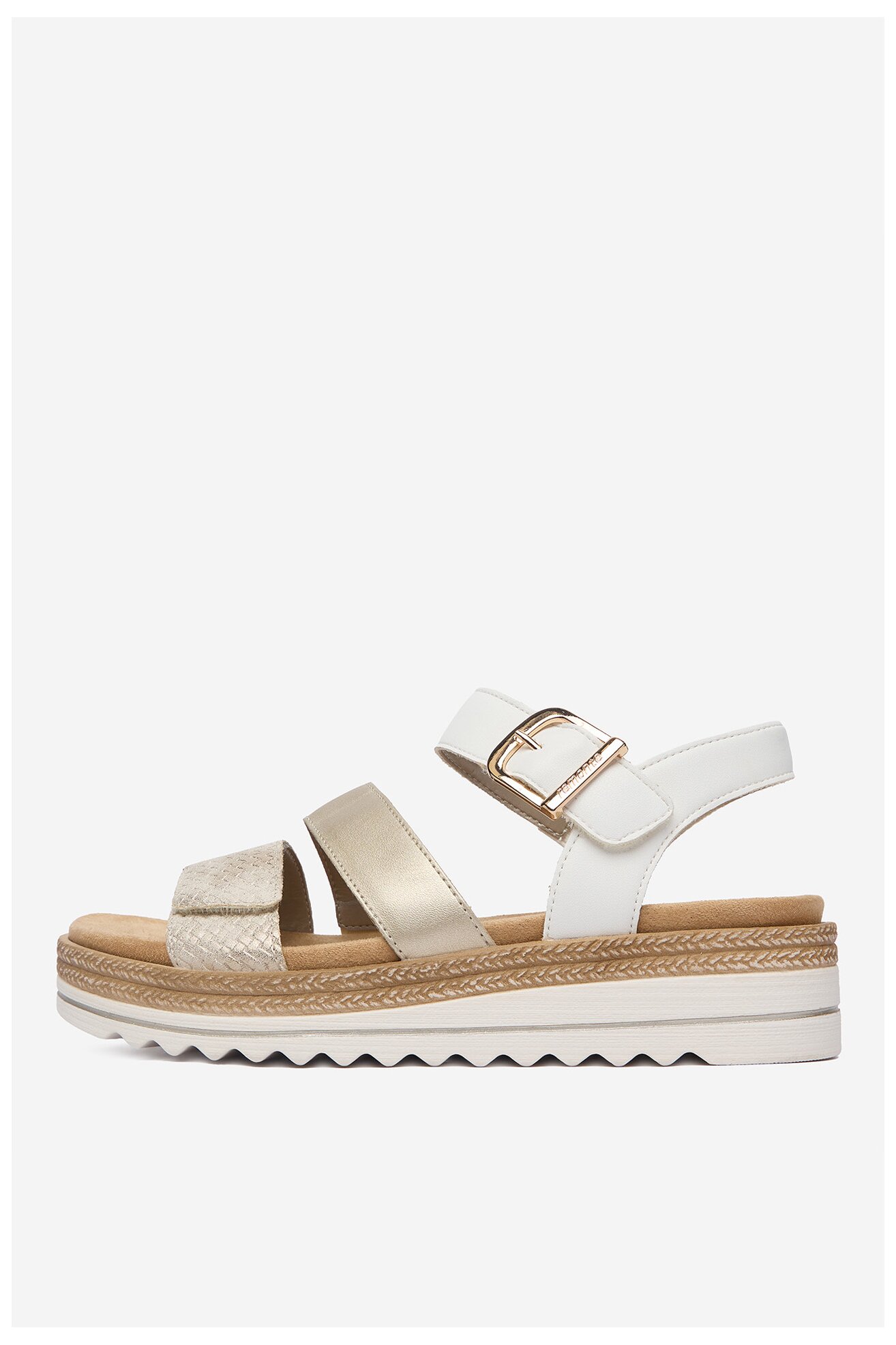 Sandały Remonte CEO-D0Q55-92 Złoty