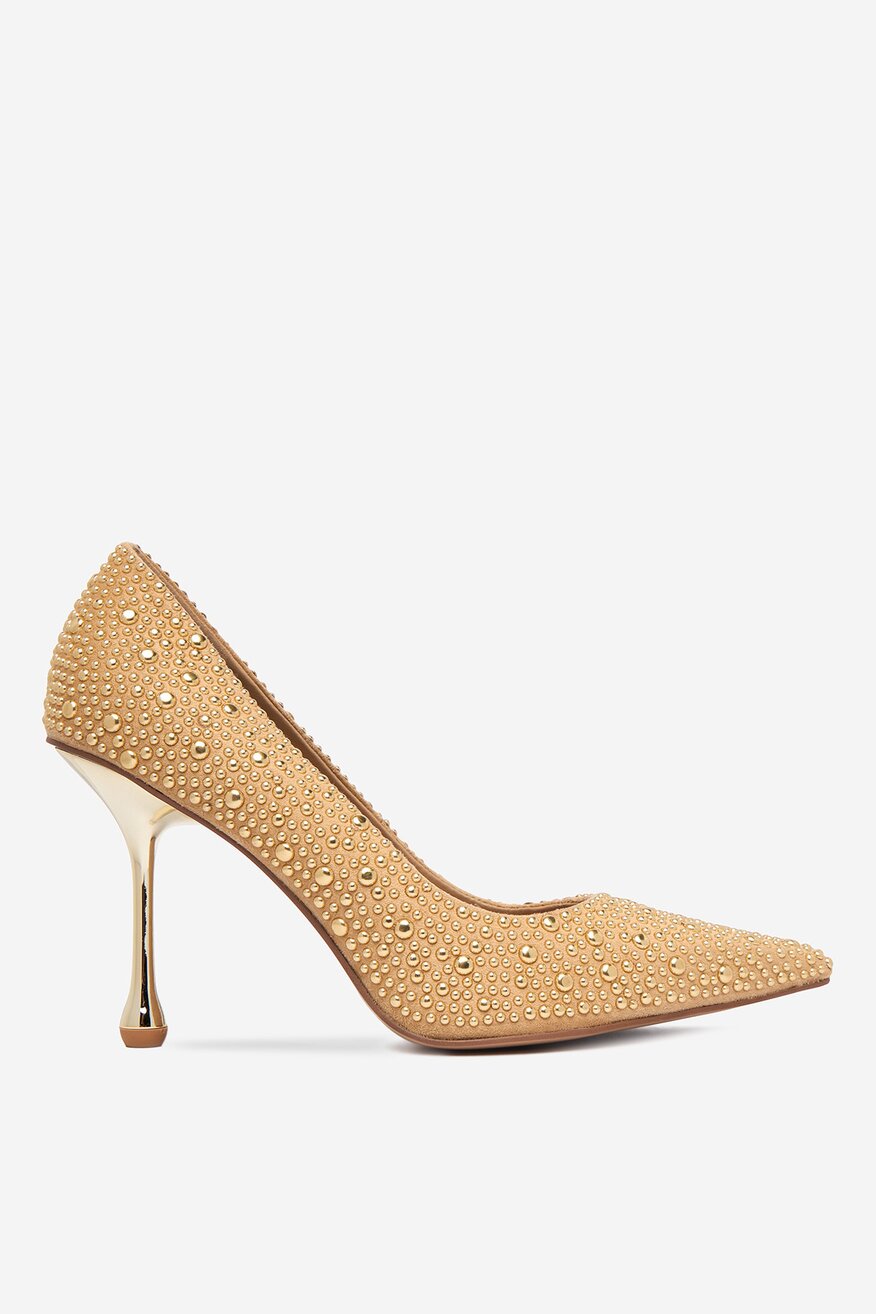 
                EVA MINGE - Szpilki skórzane - 5906751374603