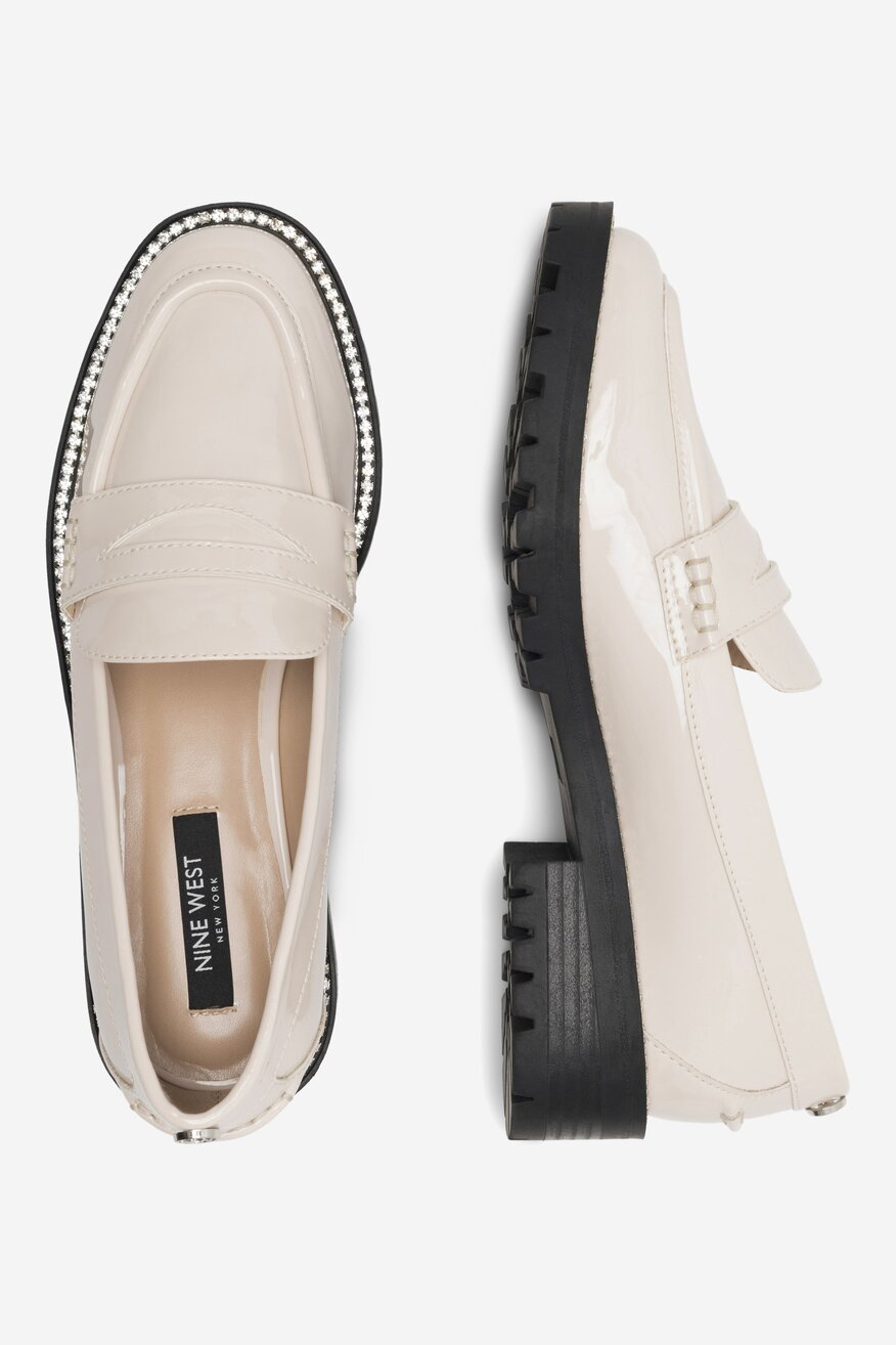 Мокасини NINE WEST БЯЛ - 5905588153238