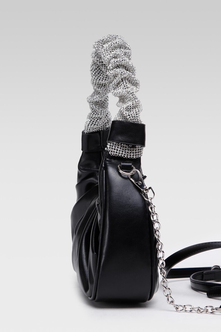 
                DeeZee - Torebka z aplikacją czarna - 5904862441788