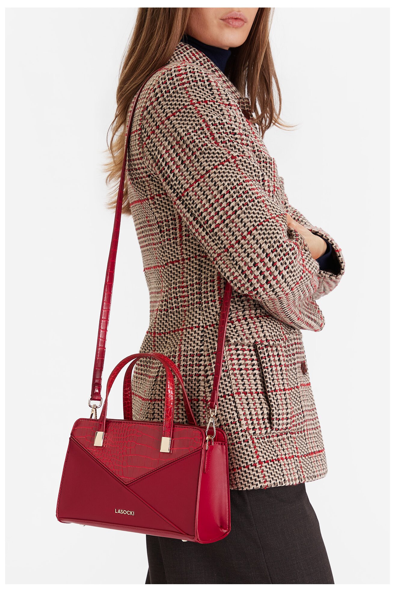 Сумка З Ремінцем Lasocki CEO-LSK-M-001-09 ЧЕРВОНИЙ