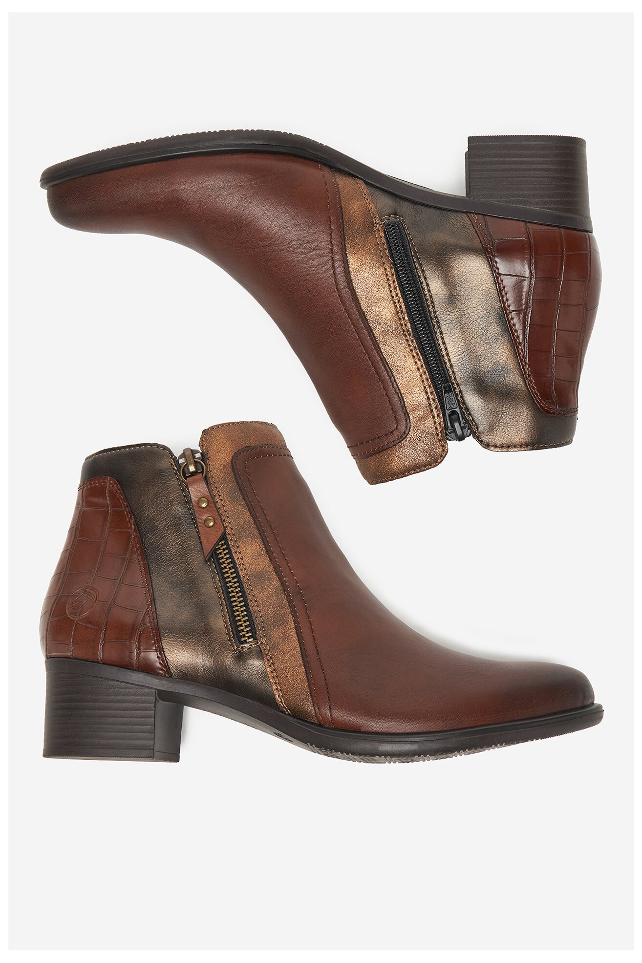 Kotníková obuv Remonte CEO-R5172-23 HNĚDÁ