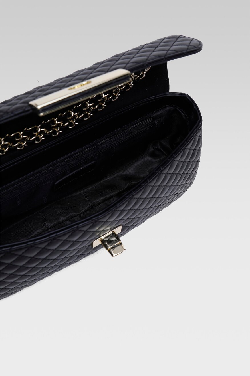 
                Badura - Torebka mała skórzana pikowana - 5904248534028