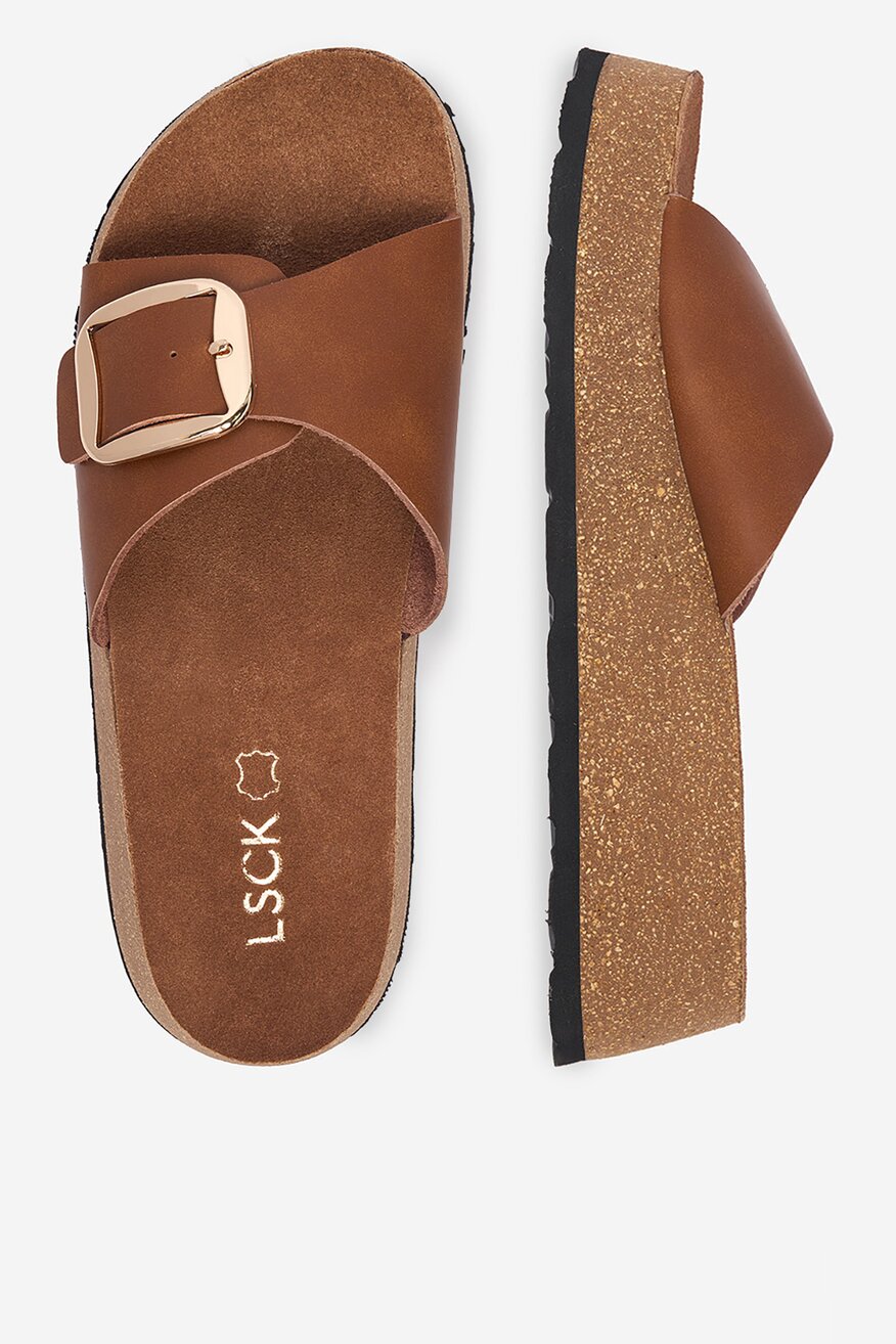 
                Lasocki - Klapki skórzane - 5907964008118