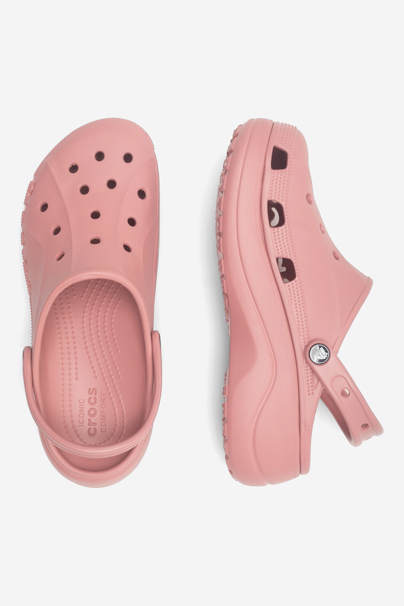 Klapki basenowe Crocs BAYA PLATFORM CLOG 208186-682 Różowy