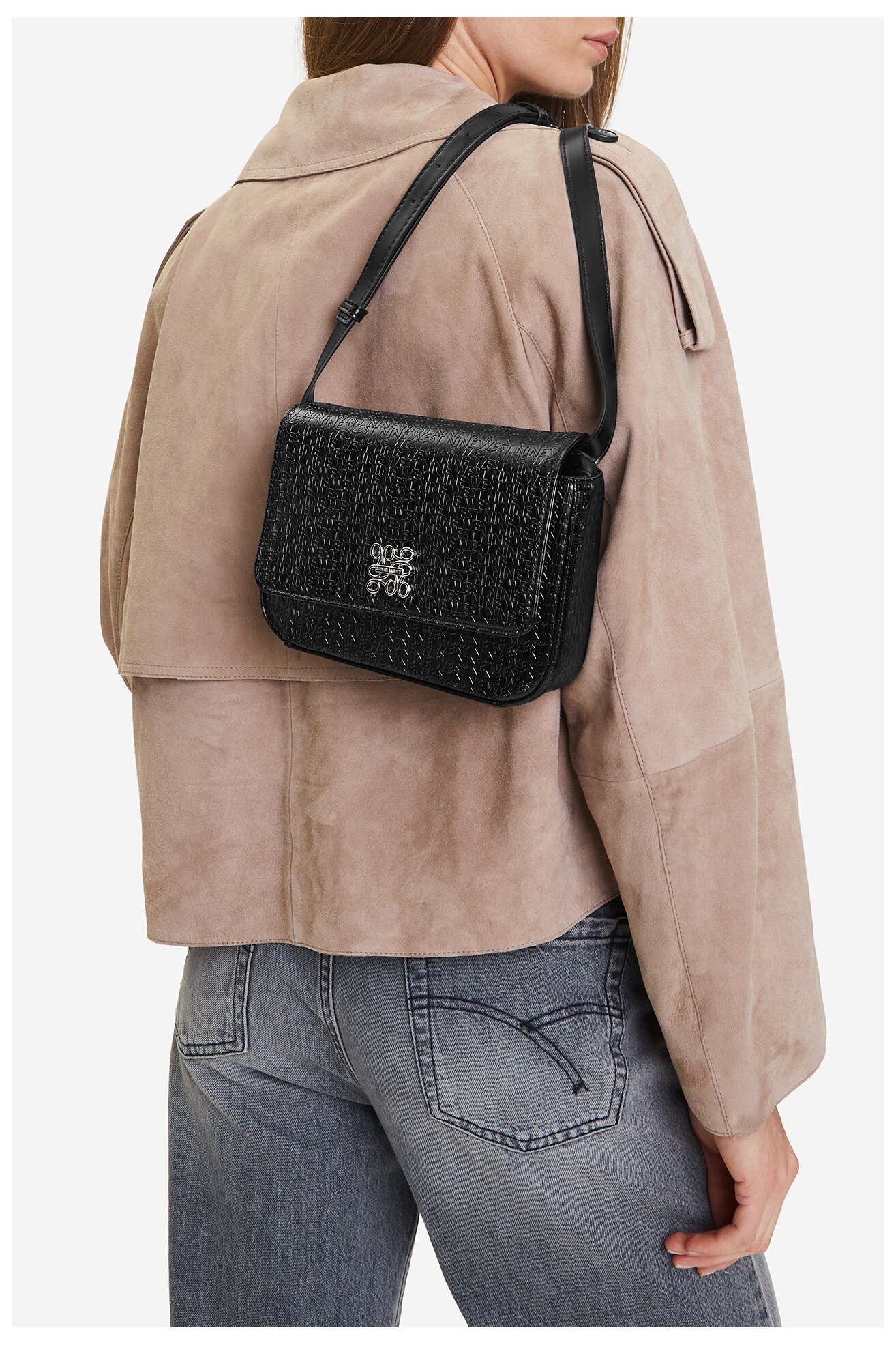 Дамска чанта NINE WEST CEO-HAMPSHIRE-I-LDA8176 ЧЕРЕН