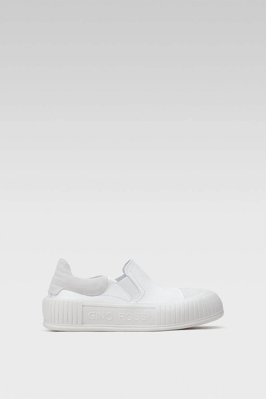 
                Gino Rossi Sport - Trampki skórzane slip on - 5904248488208