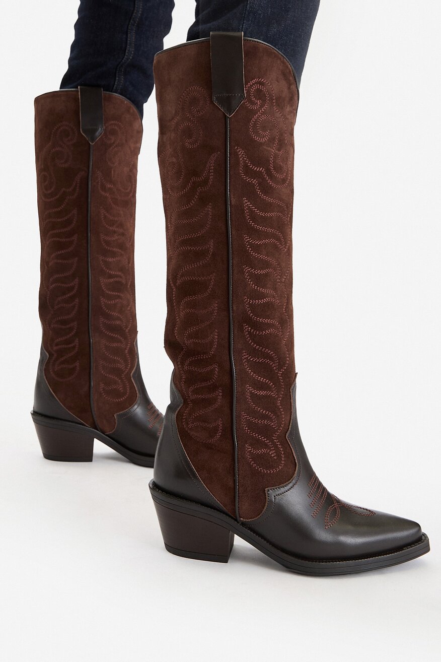 
                Badura - Kowbojki zamszowe - 5906751418734