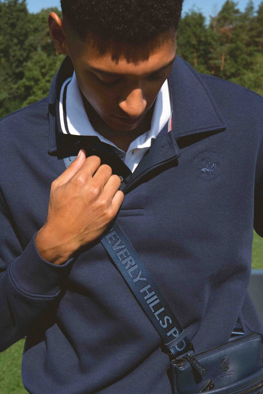 Férfi táska Beverly Hills Polo Club SÖTÉTKÉK - 5906751311141