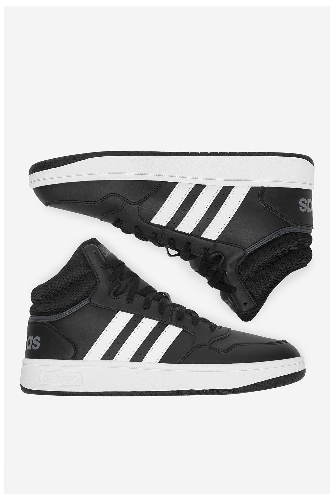 Obuwie sportowe adidas HOOPS 3.0 MID GW3020 Czarny