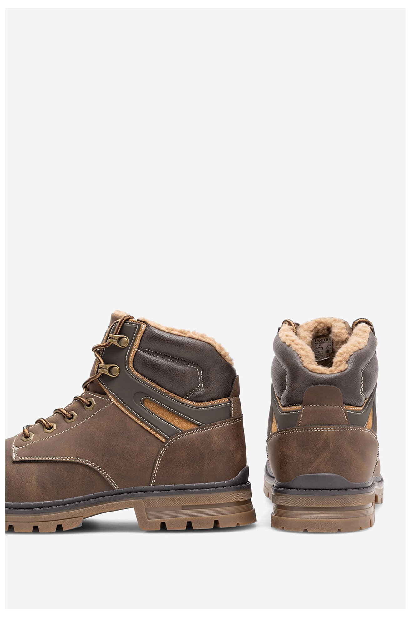 Csizma Lanetti VS21M2019-3 SÖTÉTBARNA