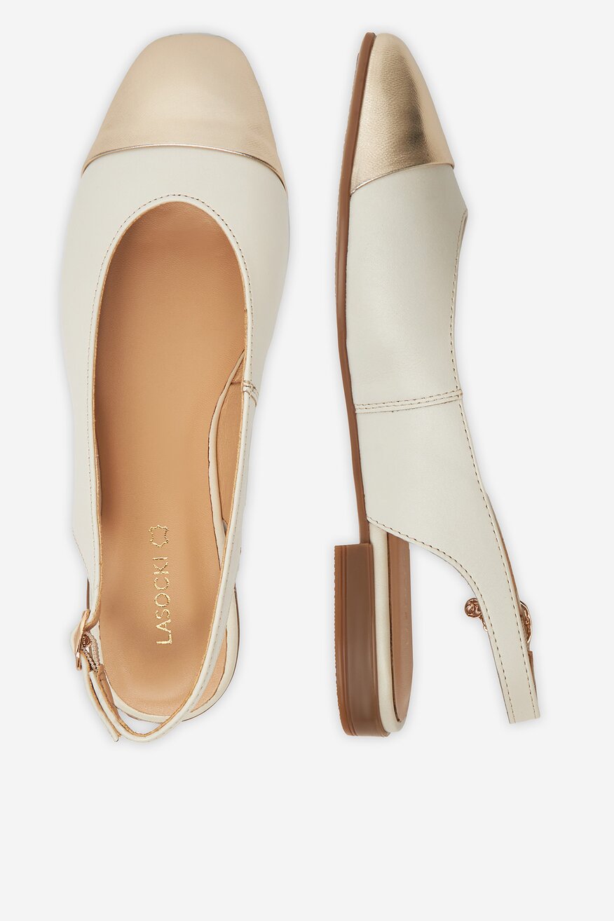 
                Lasocki - Baleriny skórzane - 5906751046074