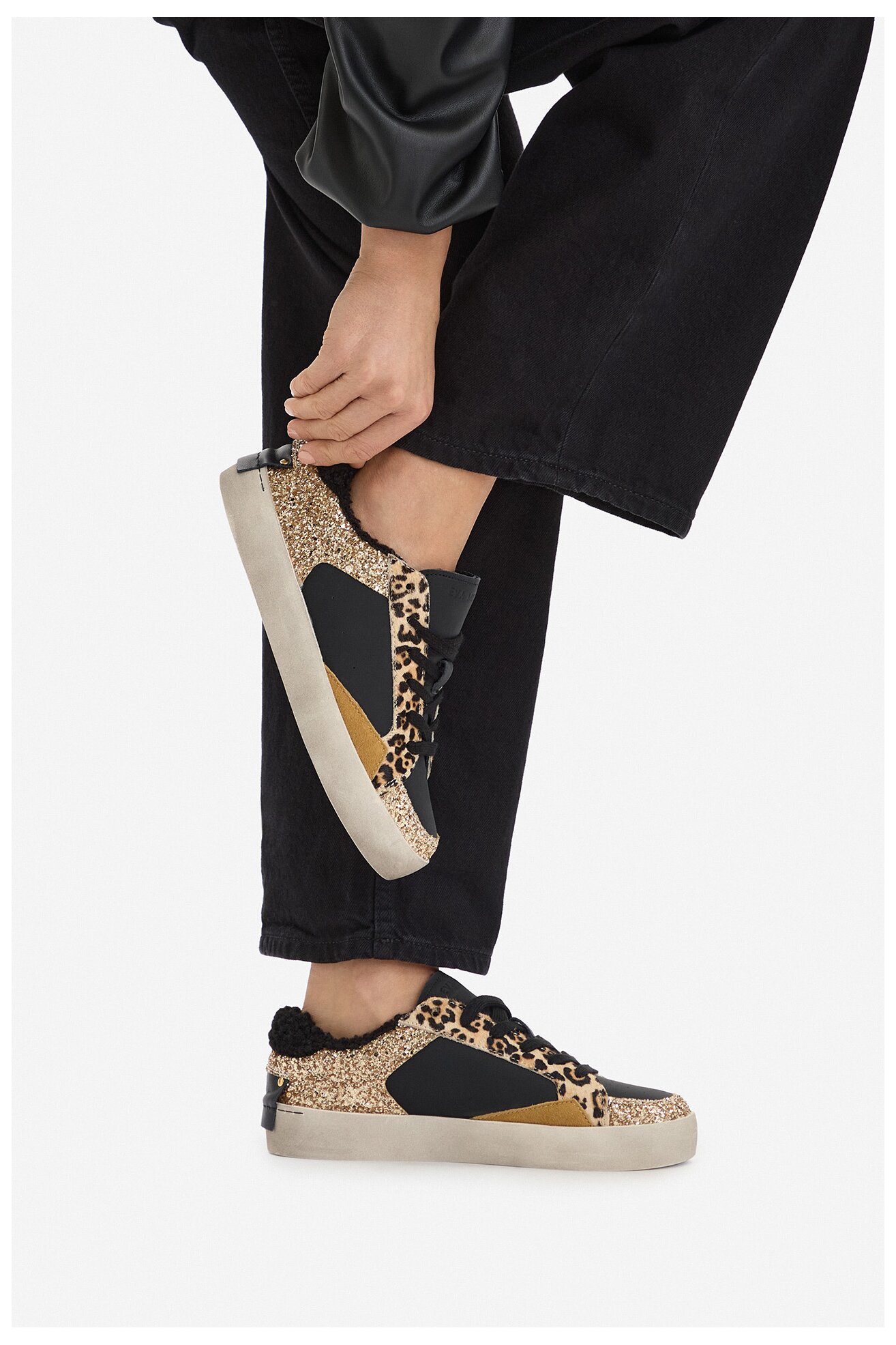 Напівчеревик EVA MINGE EO-AHRI-251503F ЧОРНИЙ