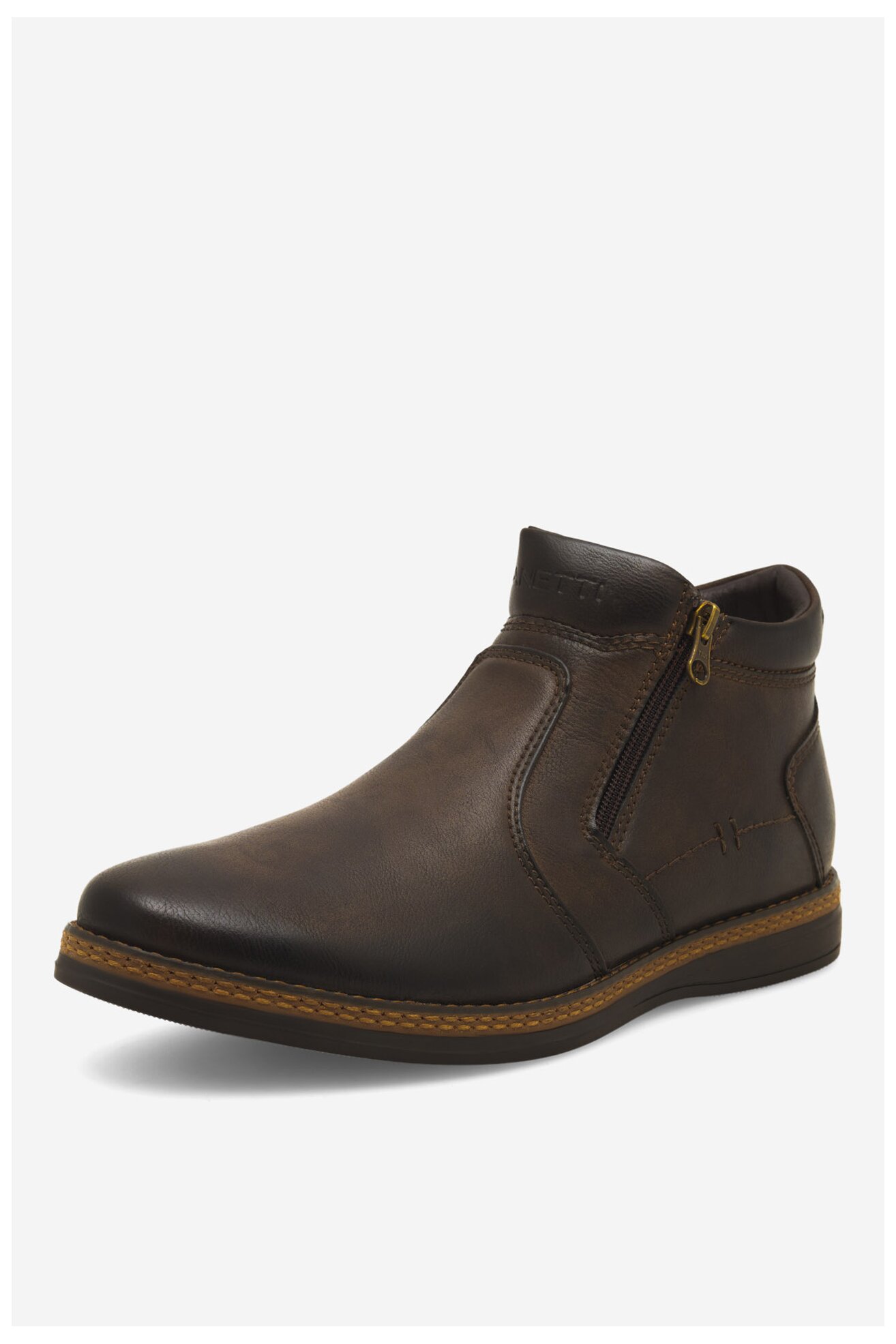 Боти Lanetti MBS-CARDIFF-10 ТЪМНОКАФЯВ