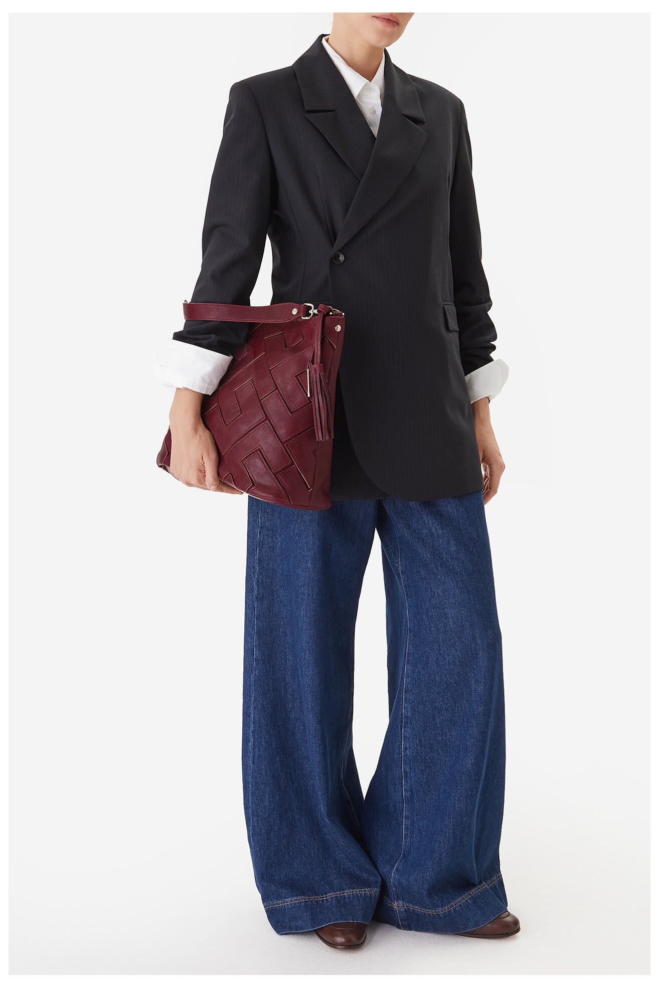 Kézitáska Lasocki MLP-E-023-05 BORDÓ