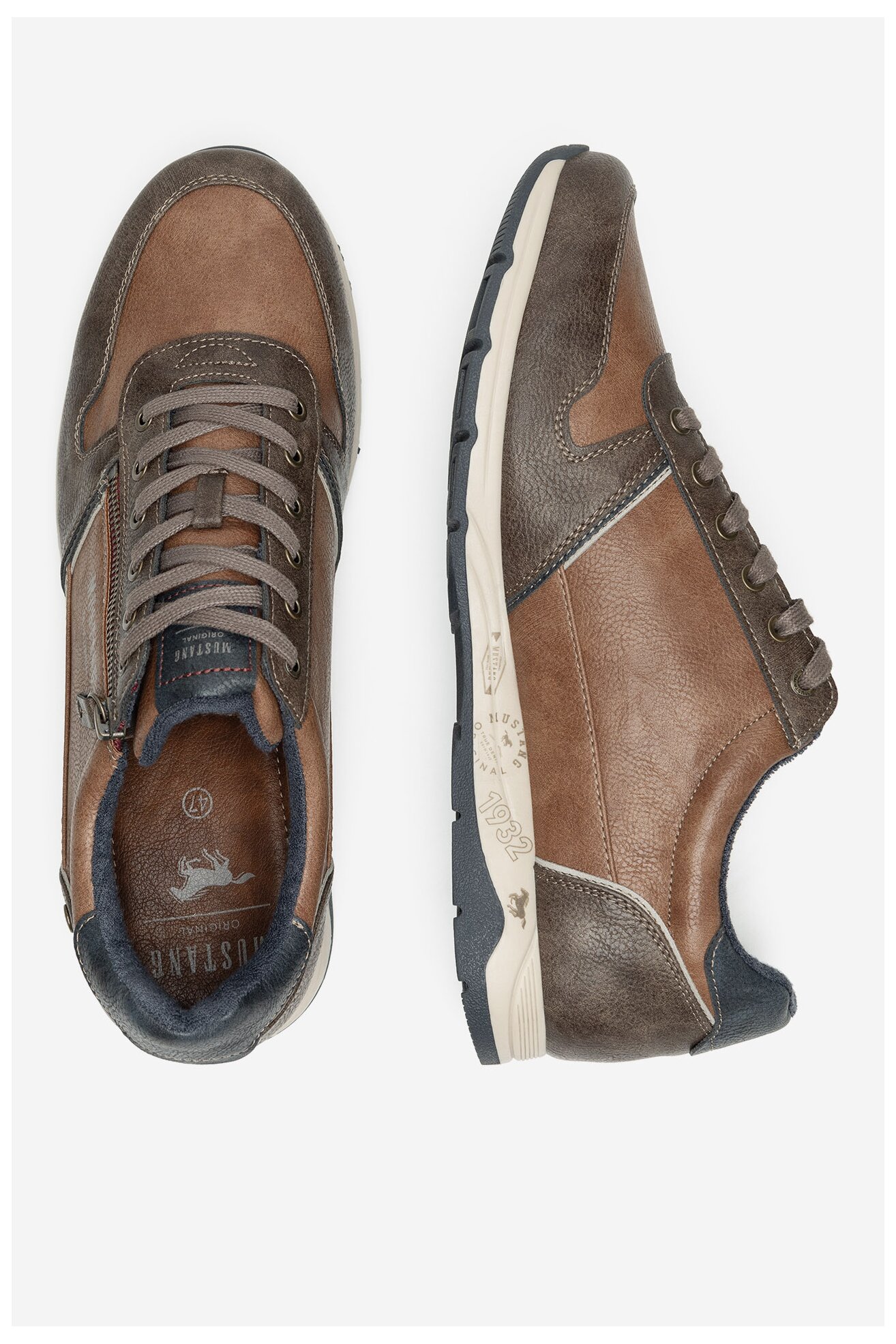 Tenisky Mustang 4106-306 BIG2 HNĚDÁ