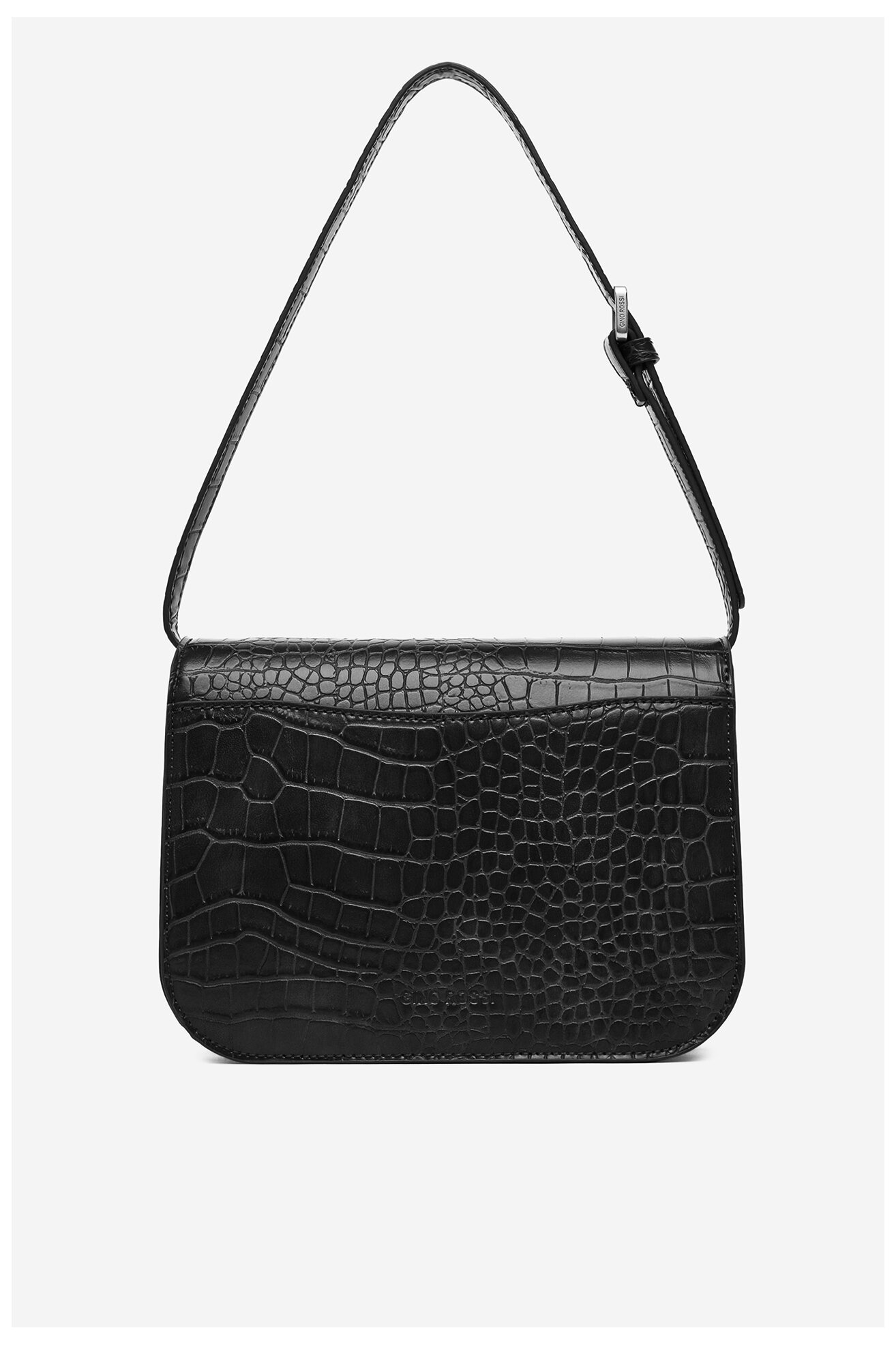 Geantă de mână Gino Rossi CEO-LINA-KQ44-CROCCO NEGRU