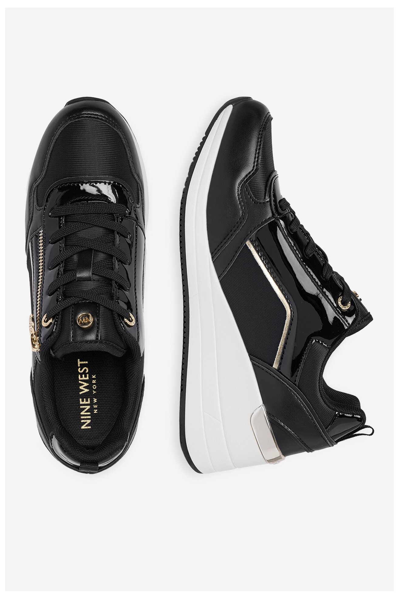 Sneakers NINE WEST CEO-AMINA-02 Czarny