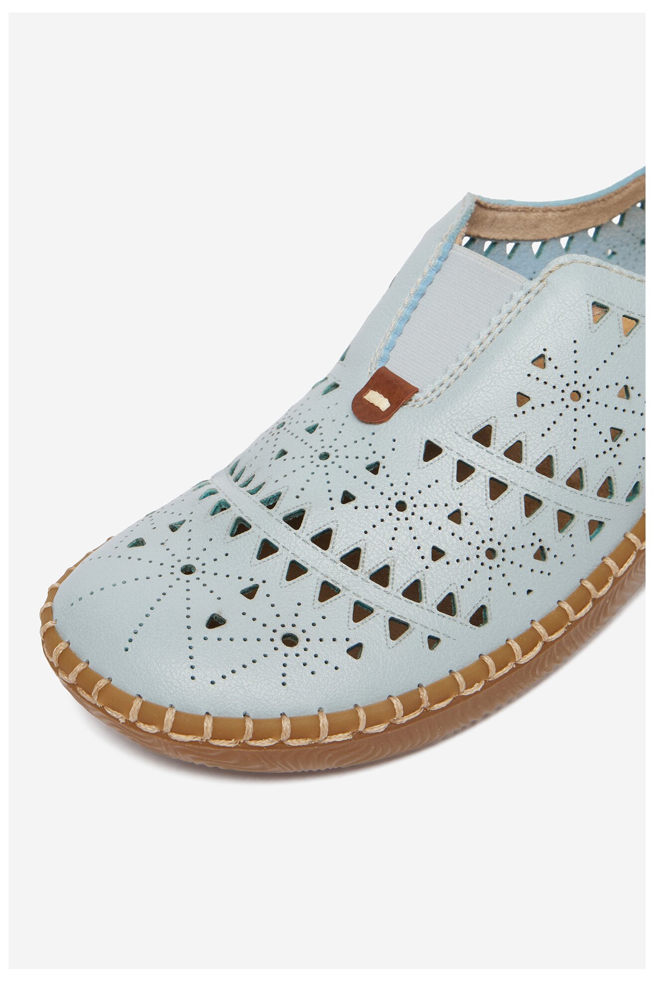 Półbuty Rieker CEO-N2452-10 Niebieski jasny