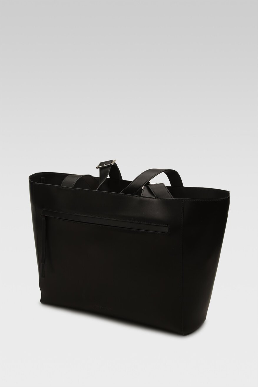 
                Gino Rossi - Torebka skórzana czarna - 5904862659886