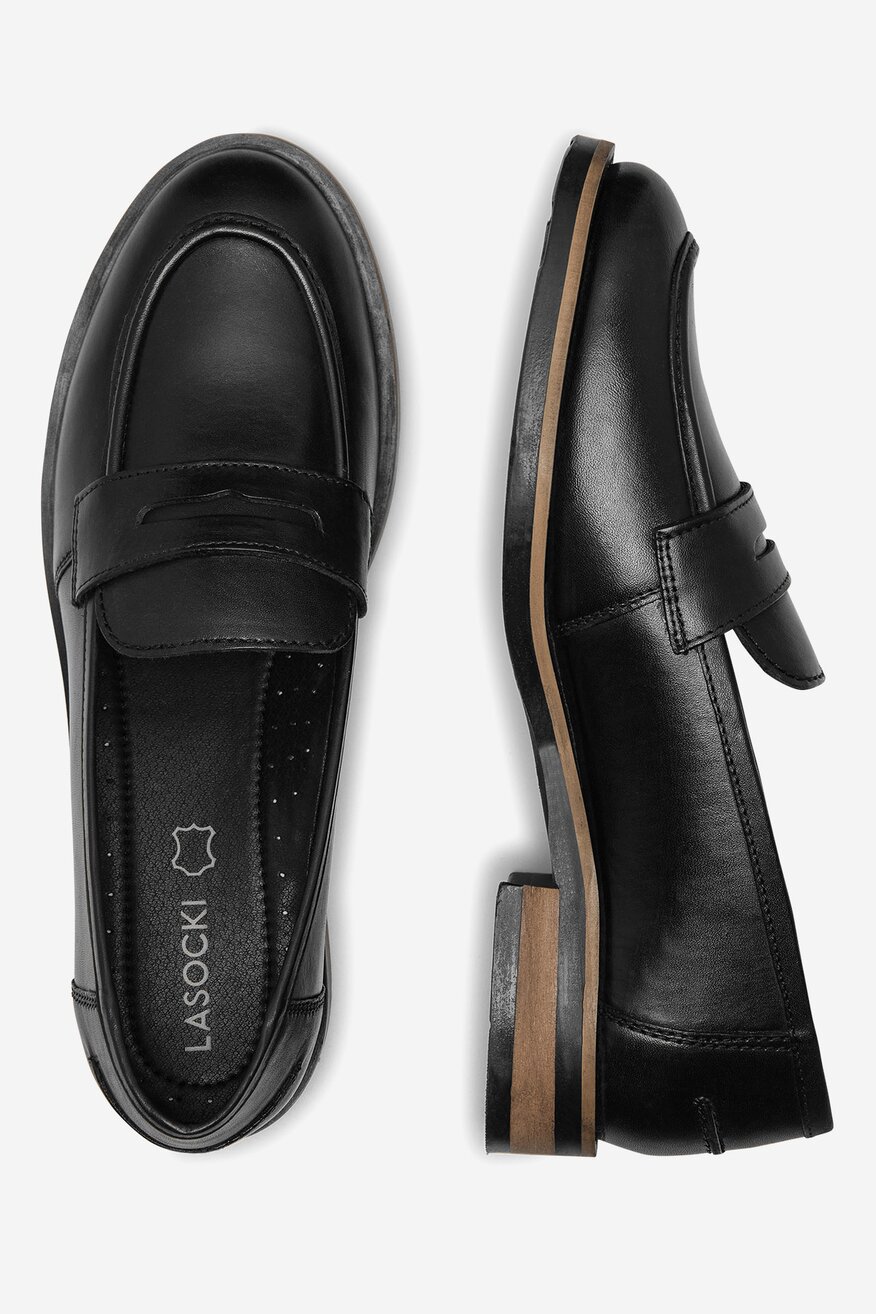 Lasocki - Loafersy skórzane - 5905588384168