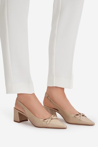 Туфлі-Човники Jenny CEO-CD24042-3 ЗОЛОТИЙ