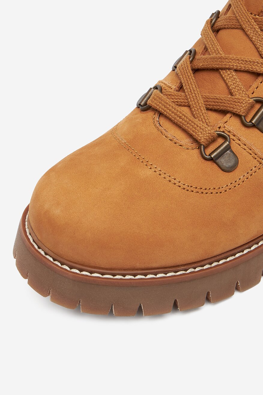 G-STAR RAW - Skórzane trzewiki z suwakiem - 5906751412435