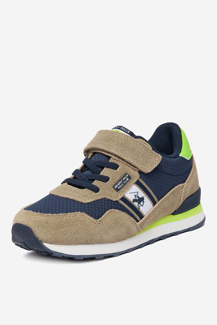 
                Beverly Hills Polo Club - Sneakersy skórzane - 5906751672556