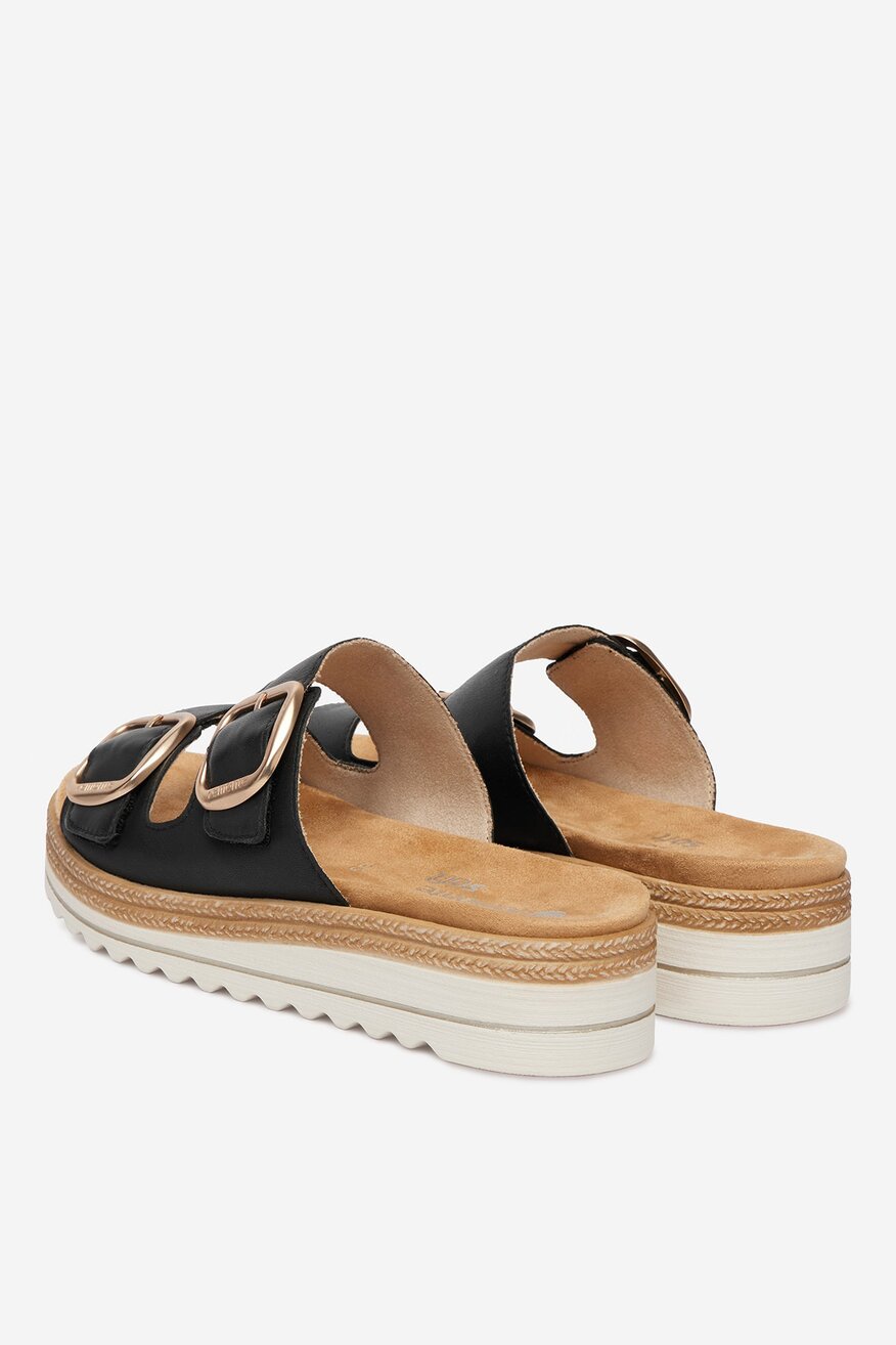 
                Remonte - Klapki skórzane - 5906751737002