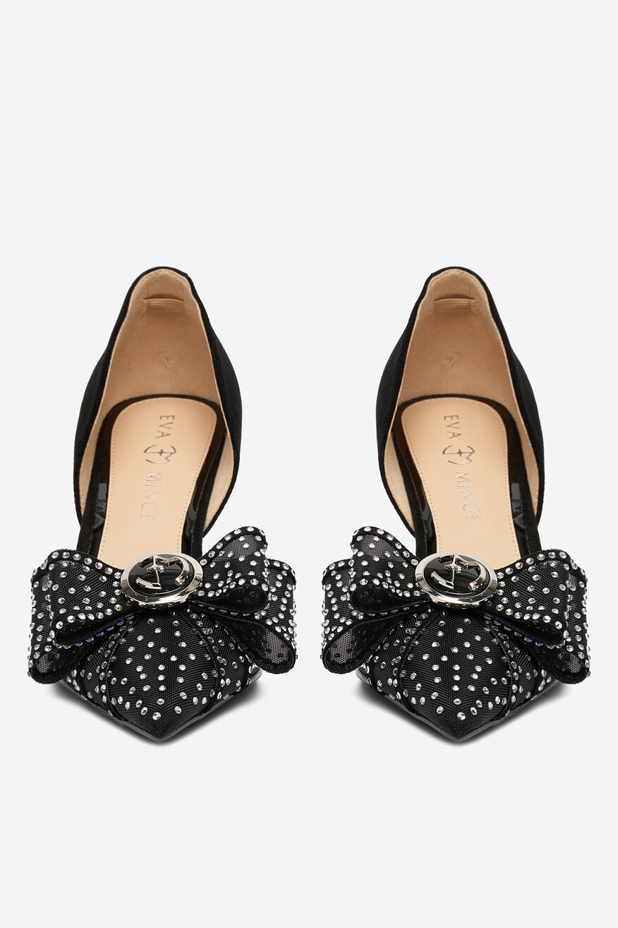 
                        Czółenka EVA MINGE EO-AVA-78096-202 Czarny - 5906751284094