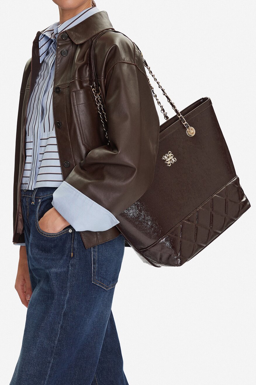 
                Дамска чанта NINE WEST КАФЯВ - 5906751436219