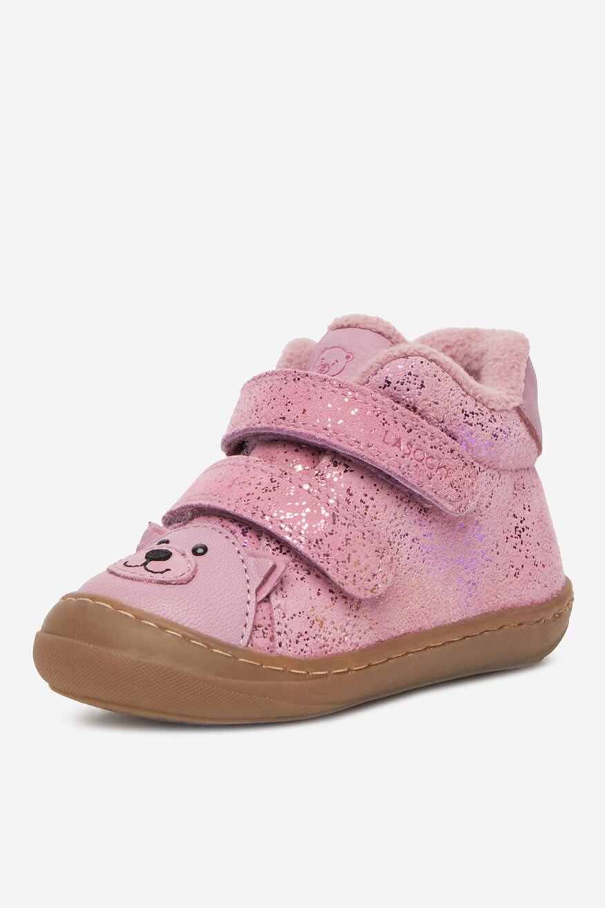 Šněrovací vyšší obuv Lasocki Kids RŮŽOVÁ - 5906751239452