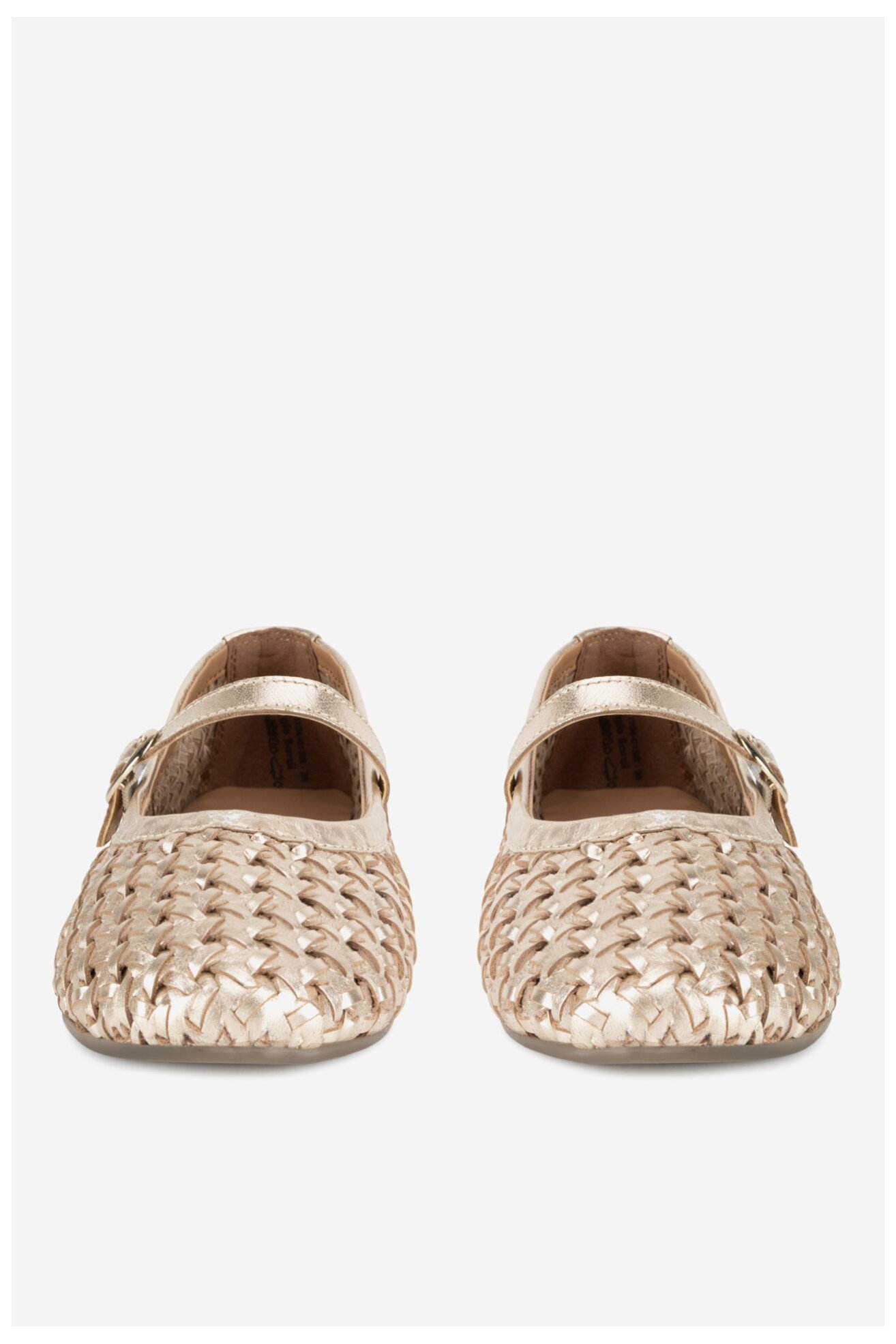 Baleriny Sergio Bardi WI45-F1104-01SB Złoty